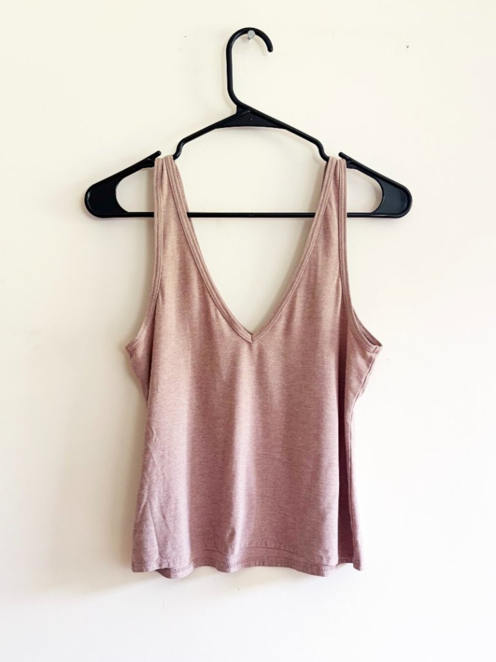 Beyond Yoga Featherweight Double V Tank Top in Chai - Picture 4 of 7